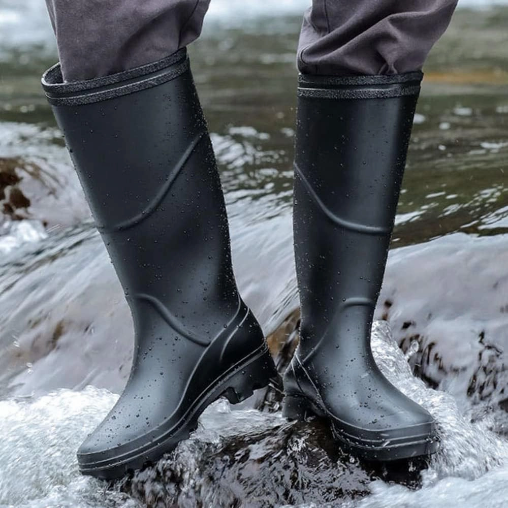 Waterproof Boots On Sale Rojeam Mens Rain Boots Waterproof Garden Shoes Rain Shoes