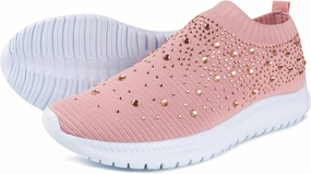 Hiking Shoes Sneakers Running Shoes For Women Arch Support Walking Shoes Slip on Sock Sneakers Mesh Loafers Fashion Athletic Tennis Shoes