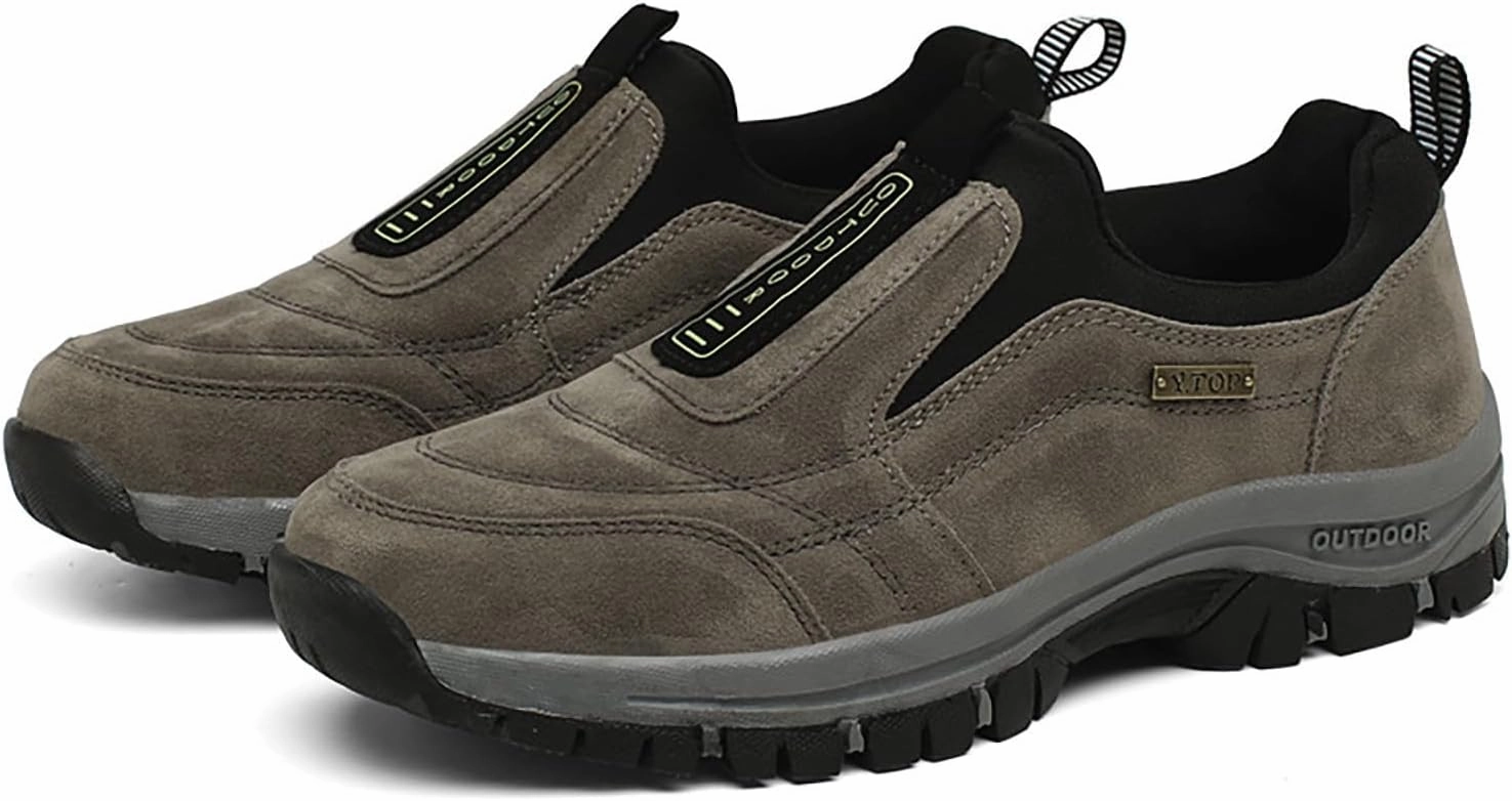 Jeans And Sneakers Outfit Mens Sports Shoes Men Hiking Shoes Outdoor Mens Slip on Walking Shoes Non Slip Lightweight Athletic Tennis Running Shoes