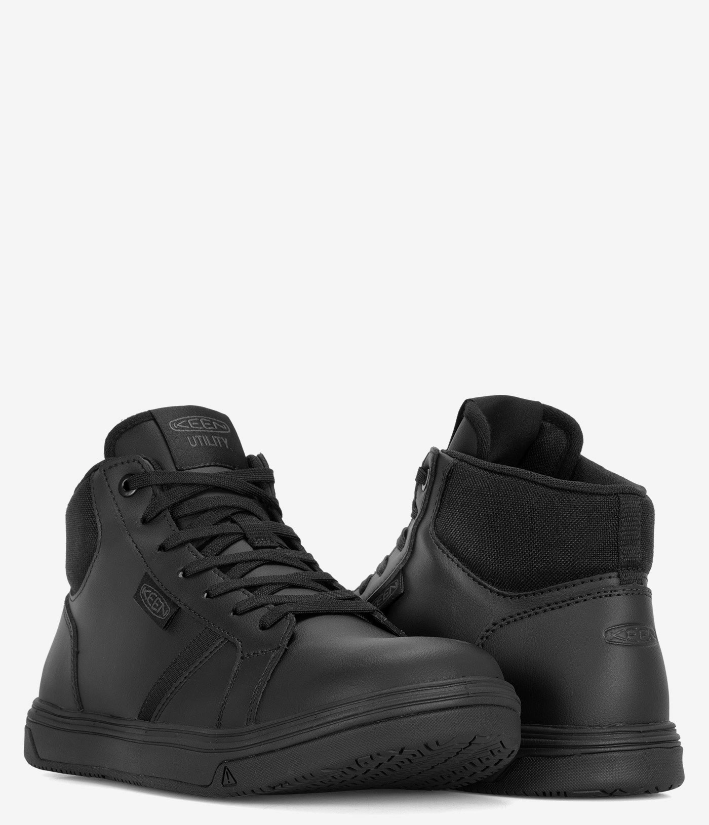 Leiki Waterproof Hiking Shoe KEEN Utility PTC Kenton Mid Work Shoe - Men