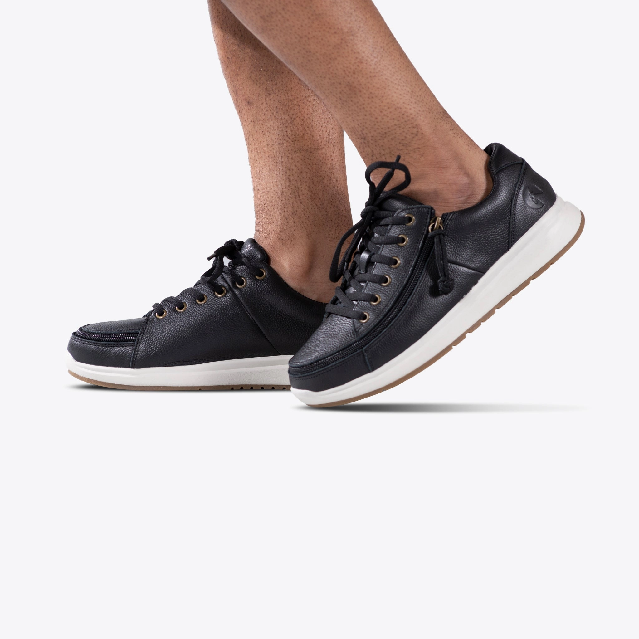 Tabi Oxfords SALE - Men's Black Leather BILLY Comfort Low