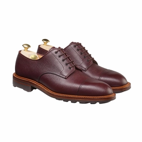 Trendy Derby Formal Shoes Product Info And Reviews Sandhurst Oxblood Zug Grain