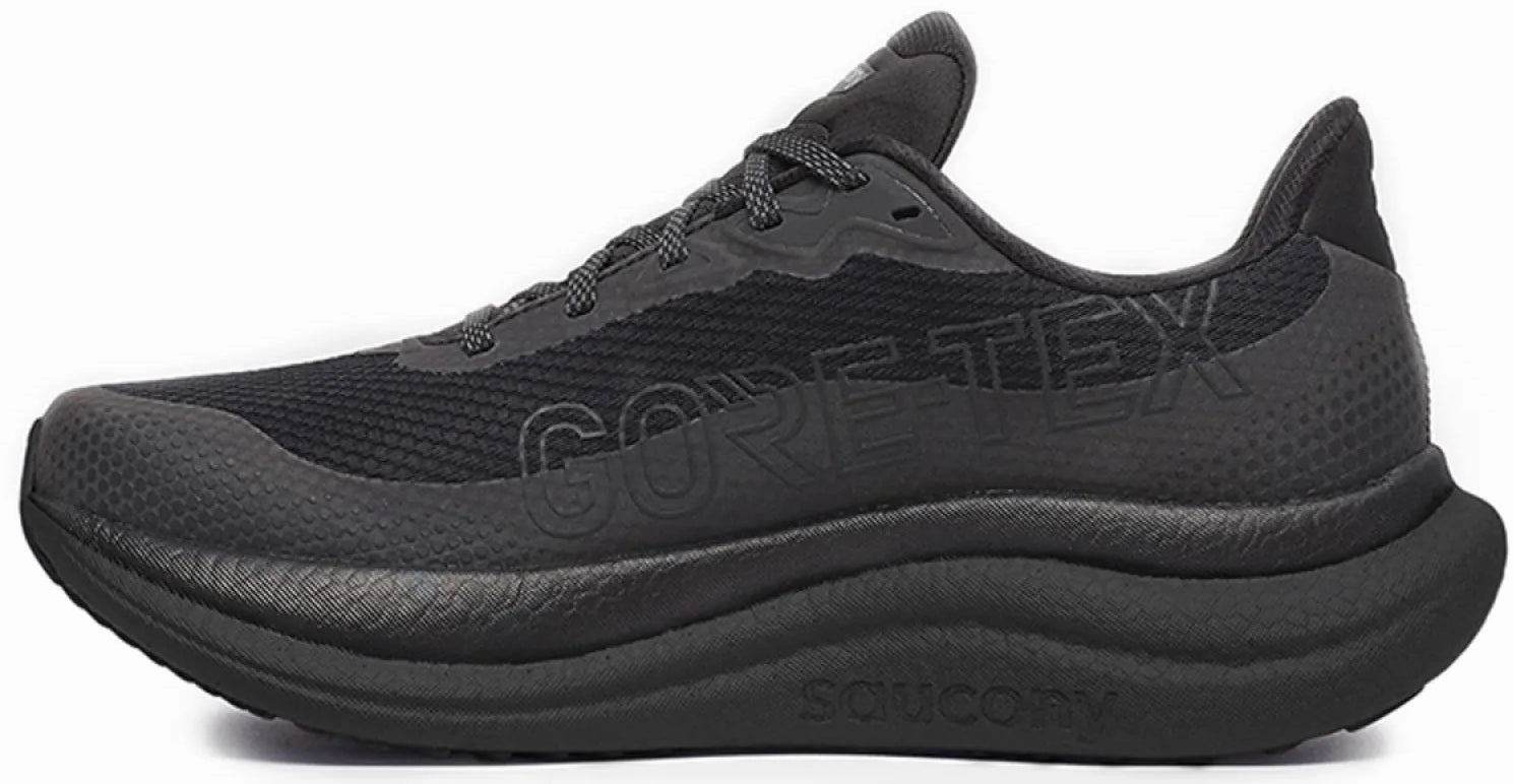 Women's' Hiking Shoes Waterproof Saucony Triumph 23 GORE-TEX Mens Running Shoes - Black