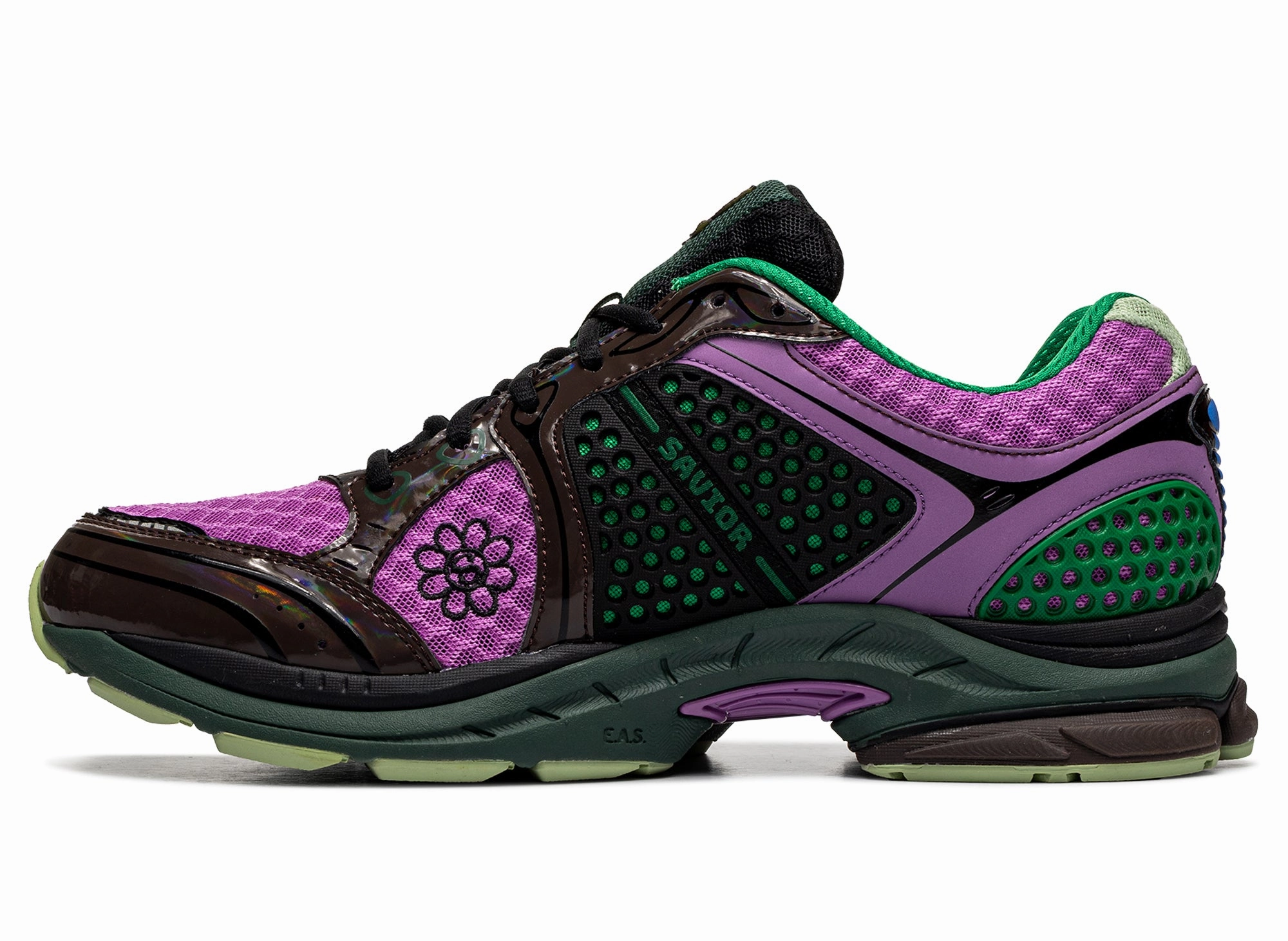 Best.volleyball Shoes Saucony x Jae Tips Progrid Triumph 4 in Violet / Earth