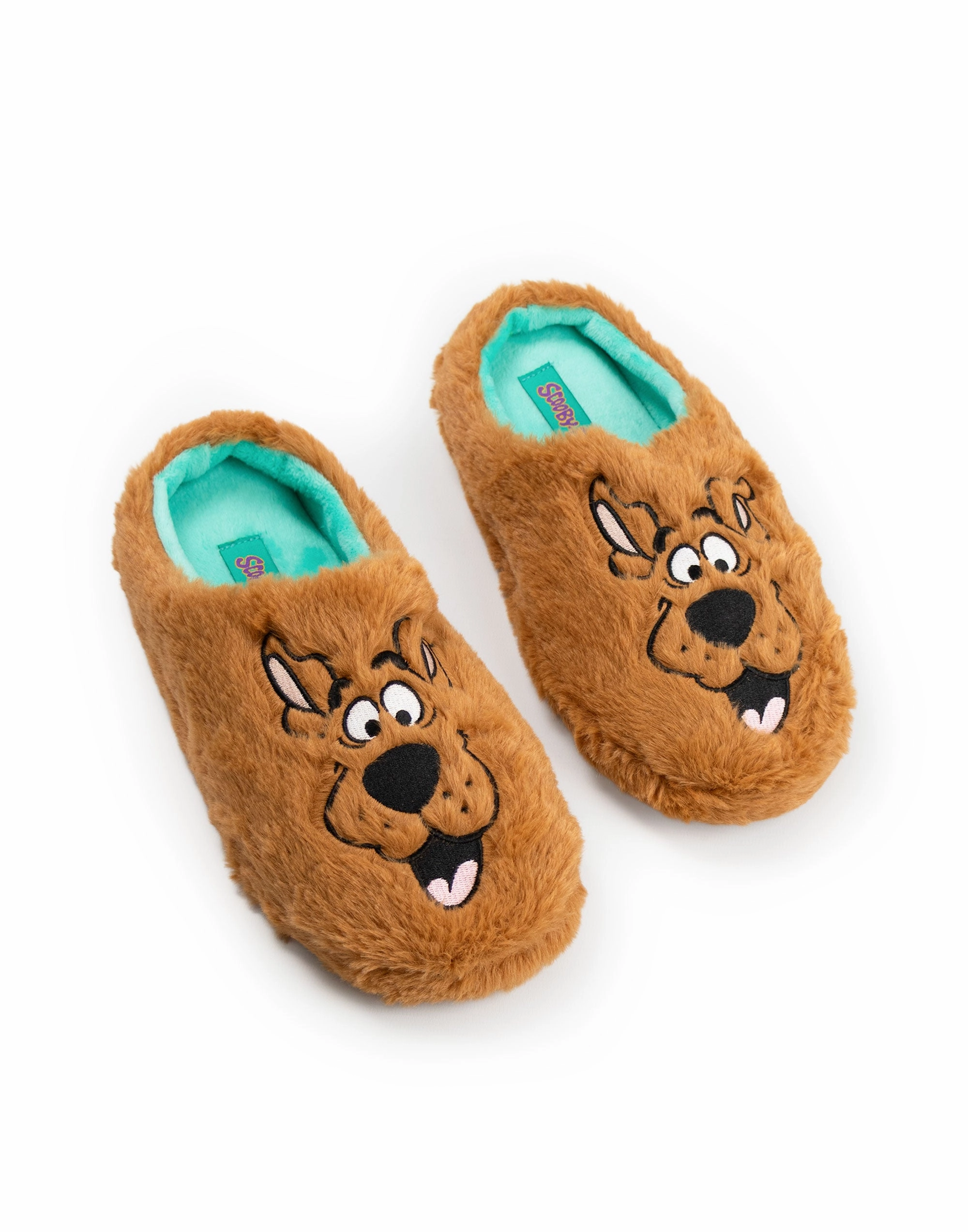 Scooby Doo Character Face Unisex Brown Mule Slippers Water Vista Slides