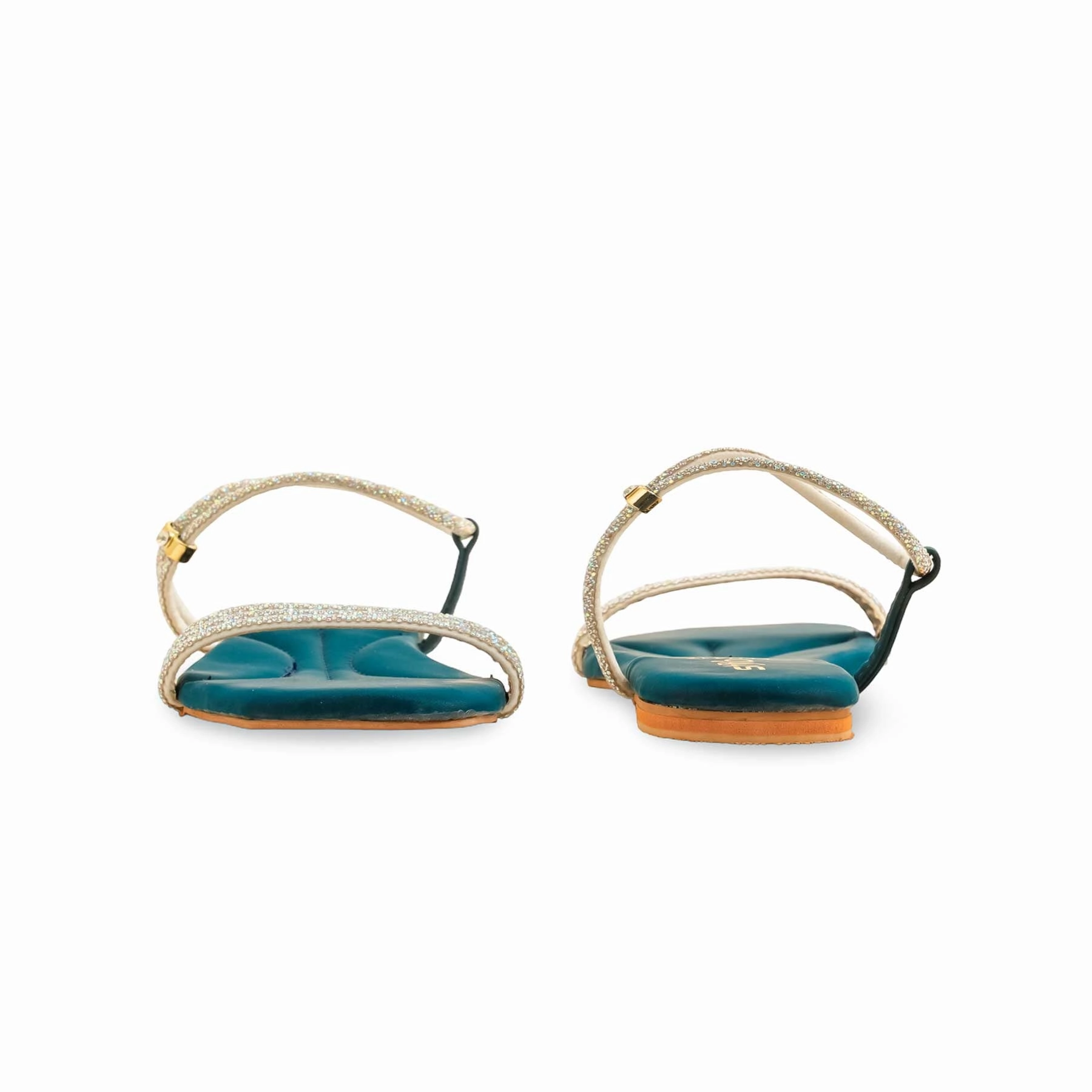 Seagreen Fancy Sandal For Women LFN417 Raffia Sandals