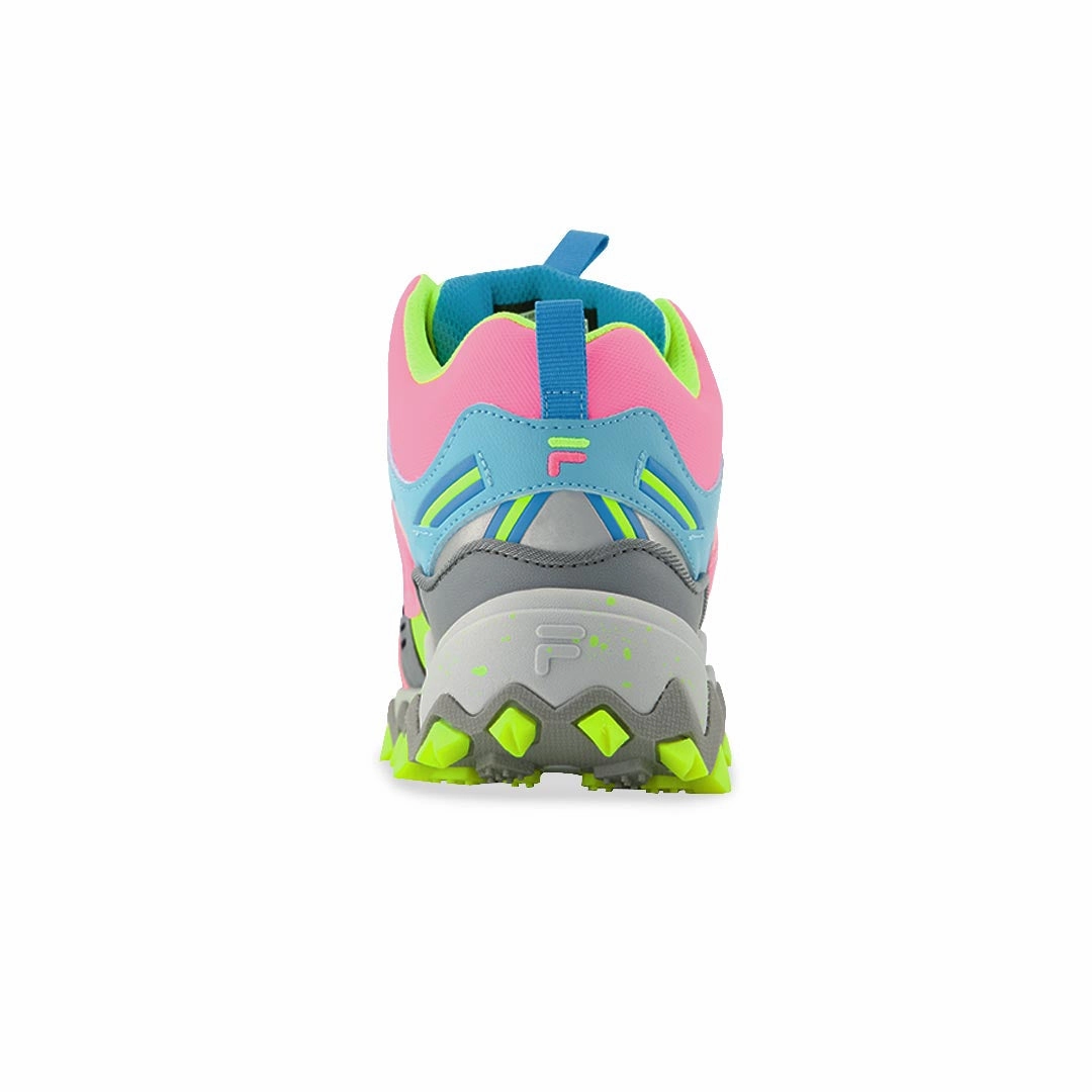 FILA - Kids' (Junior) Oakmont TR Mid Top Shoes (3JM01686 718) Trail Running Shoes Zappos