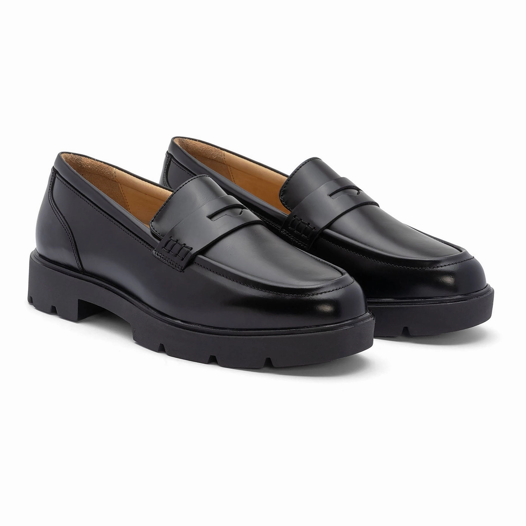 Boulevard Loafer Metatarsal Loafers With Grey Suit