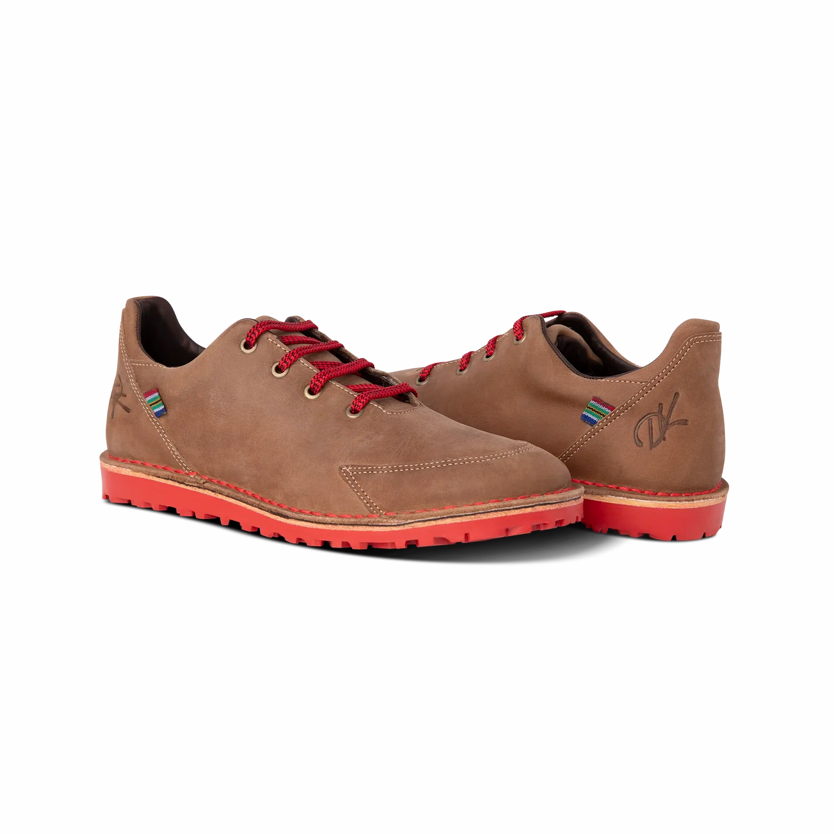 Extra Wide Golf Veldskoen Kau Loft Golf Shoe (Red Sole)