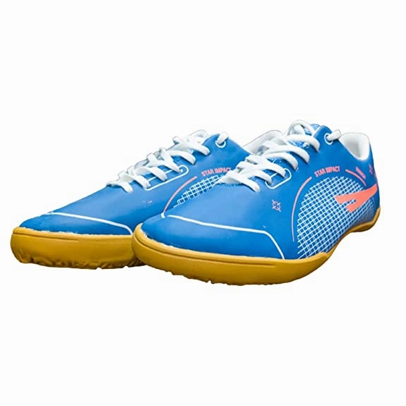 Anti Scratch Shoe Badminton Sega March Badminton Shoes (Blue)