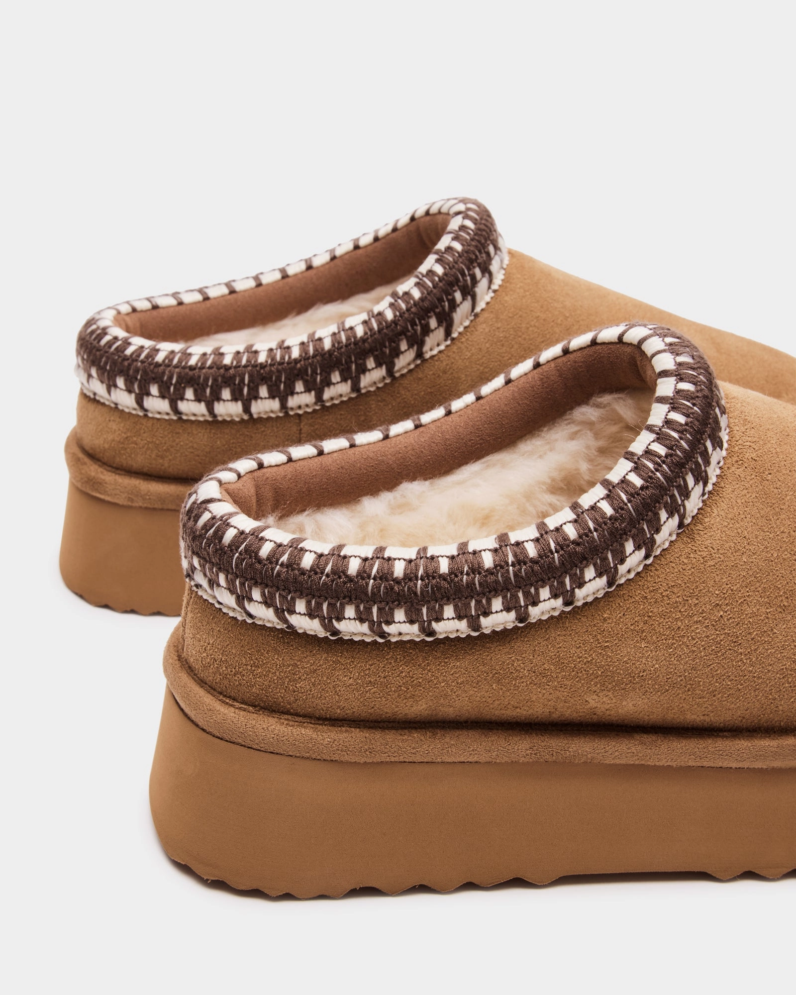 Espadrille Slip On Sandals SELENA-2 CHESTNUT SUEDE