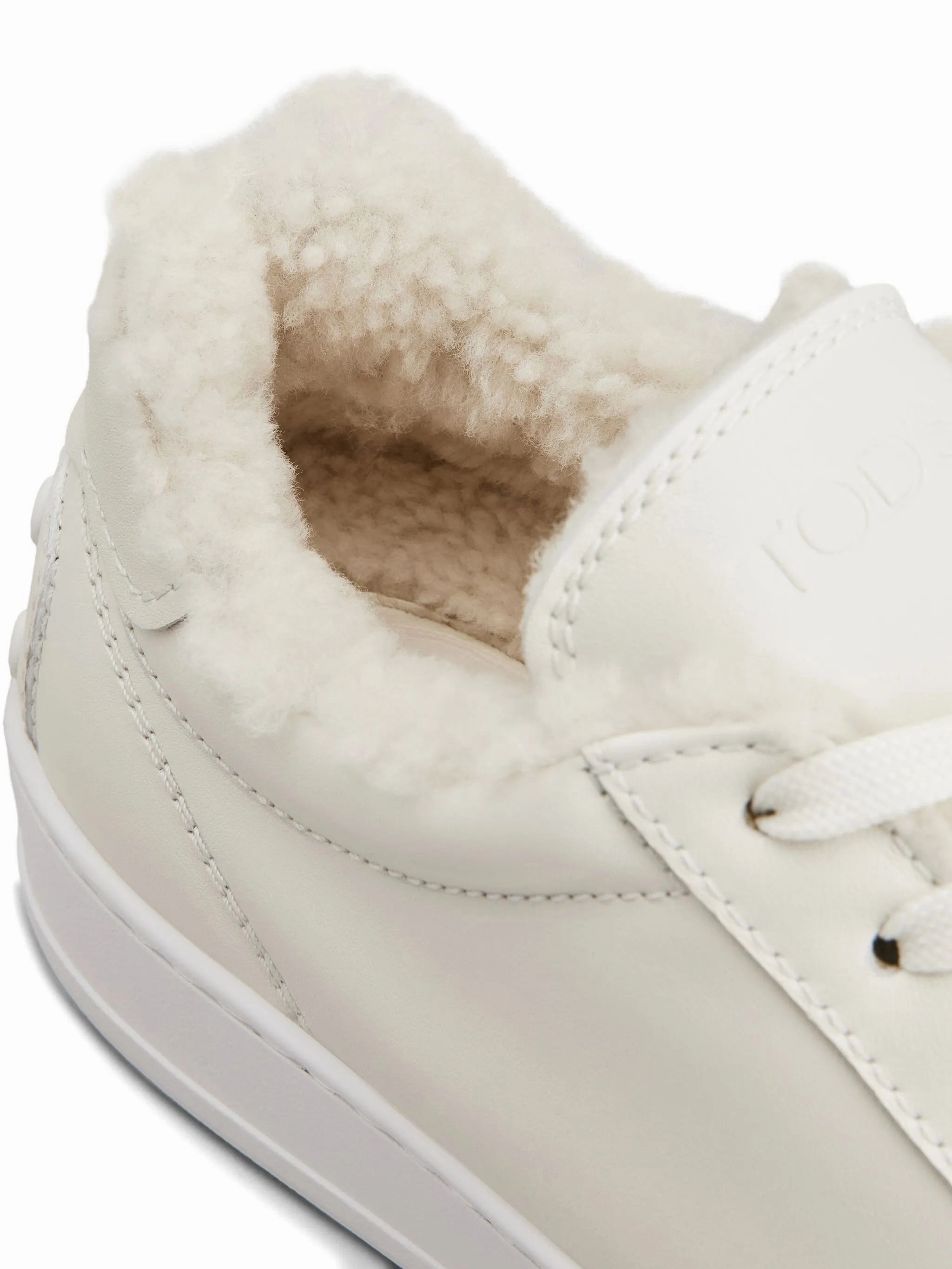 shearling-trimmed sneakers Skirt Sneakers