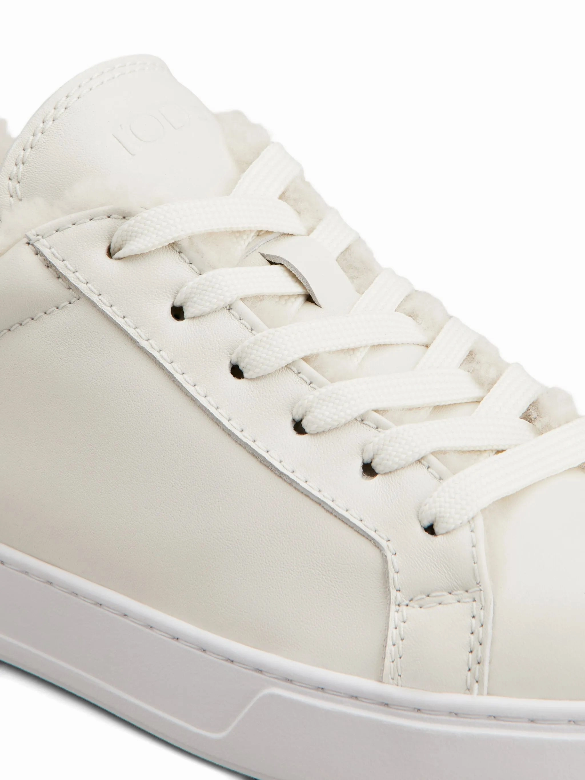 shearling-trimmed sneakers Comfortable Walking Sneakers