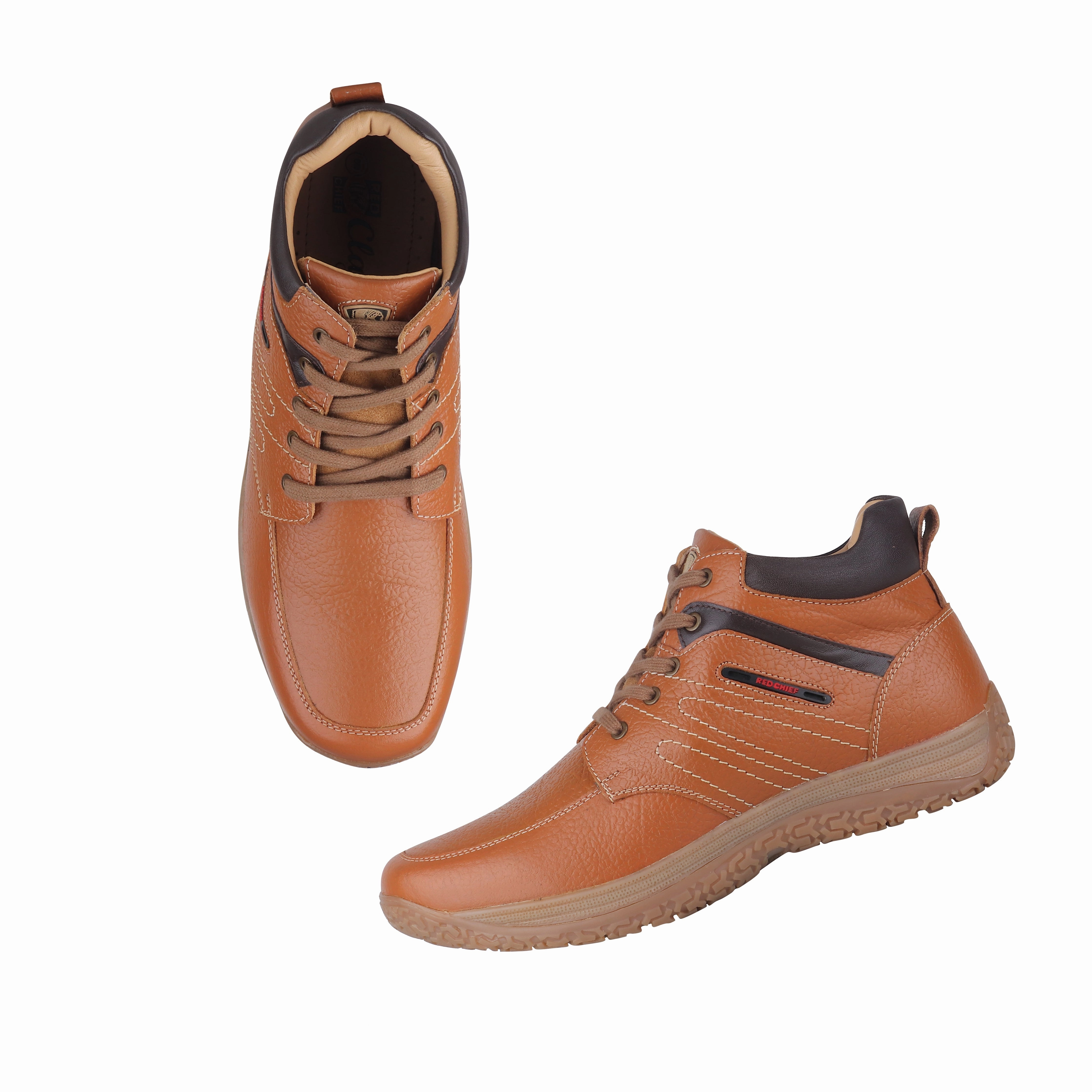 Badminton Shoes In Qatar Red Chief Elephant Tan Casual Shoes for Men RC3519 107