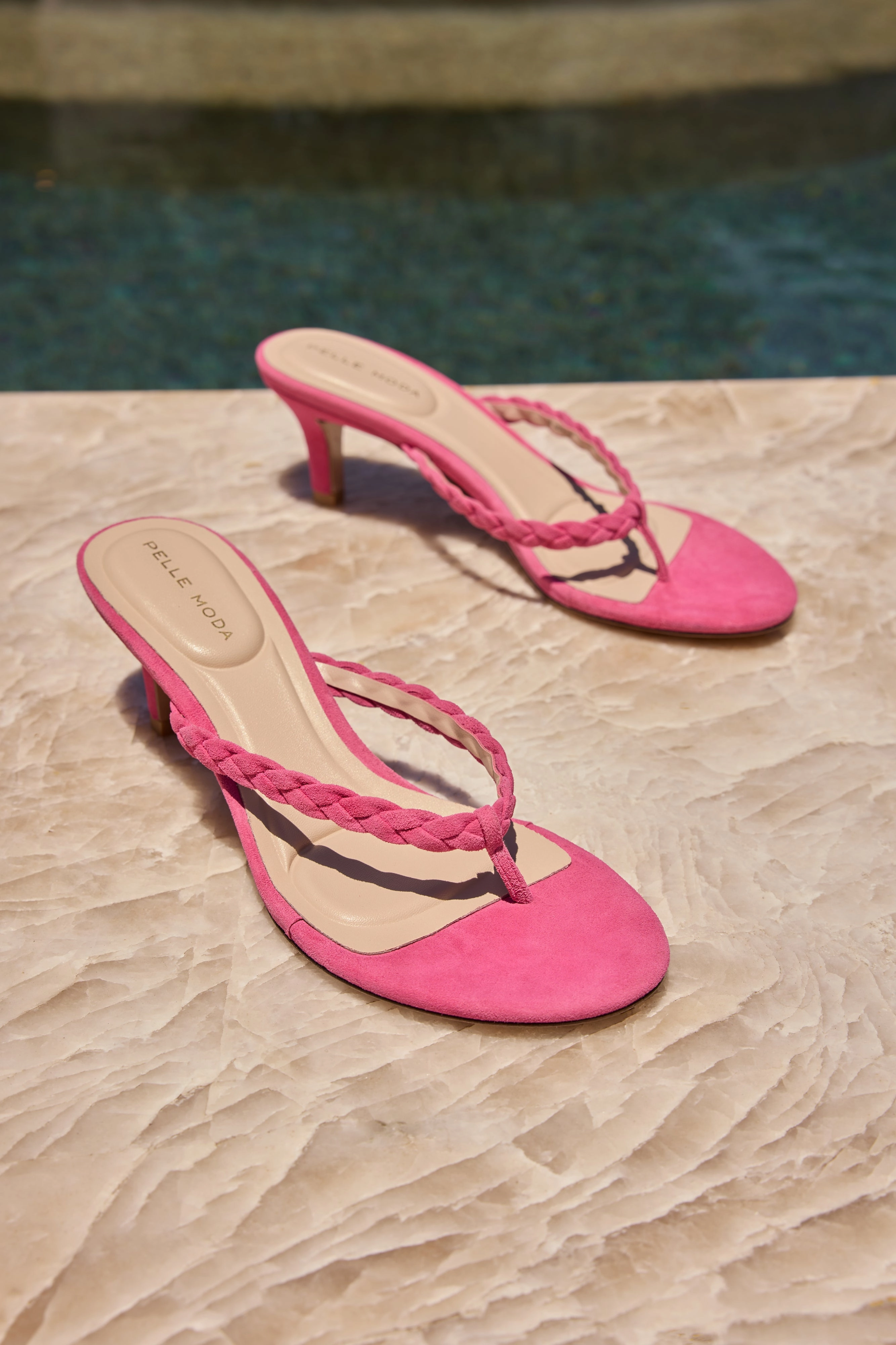 5th Avenue Brogues Earlen Low Heel - Pink