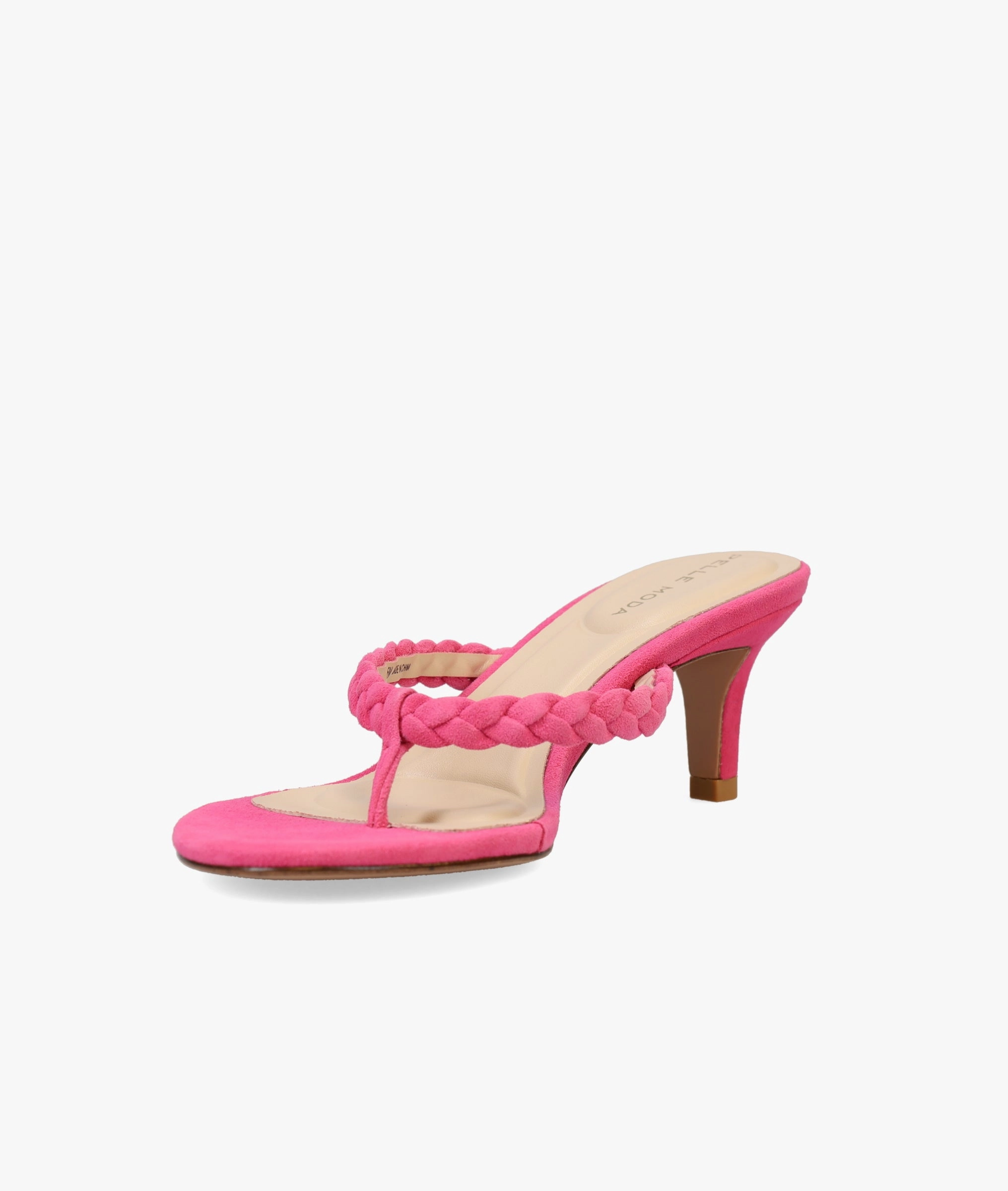 Hybrid Brogue Earlen Low Heel - Pink