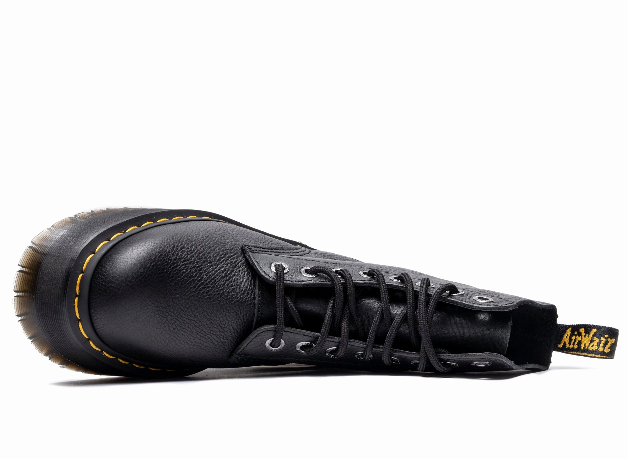 Women's Dr. Martens 1460 Pascal Max Leather Platform Boots Black Cowboy Boots