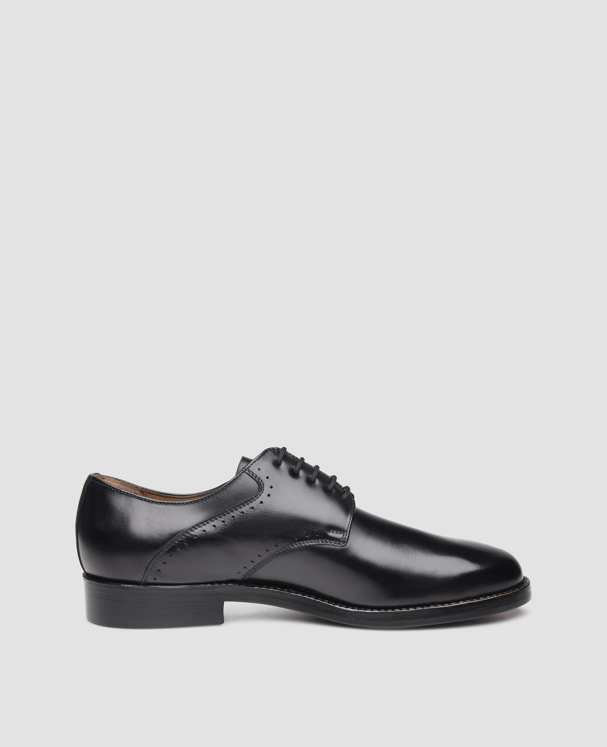 London Plain BC - Black Casual Suede Derby Shoes