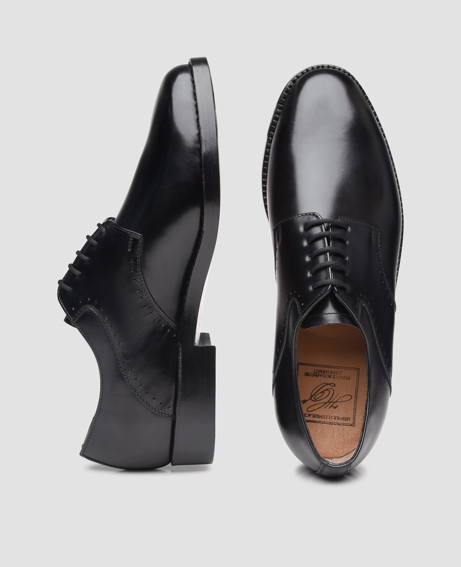 Suede Shoes Lace-up London Plain BC - Black