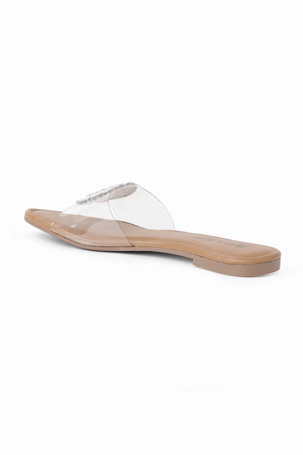 Running Shoes Slip On SOLES Sequence Transparent Strap Flats