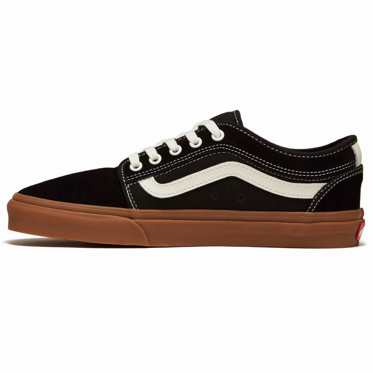 Skate Shoes Size 12 Vans Skate Chukka Low Sidestripe Shoes - Black/Gum