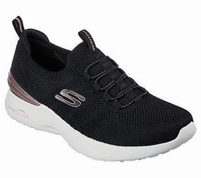 SKECHERS SKECH-AIR DYNAMIGHT - PERFECT STEPS - 149754 - BKRG Ladies Suede Lace Up Shoes