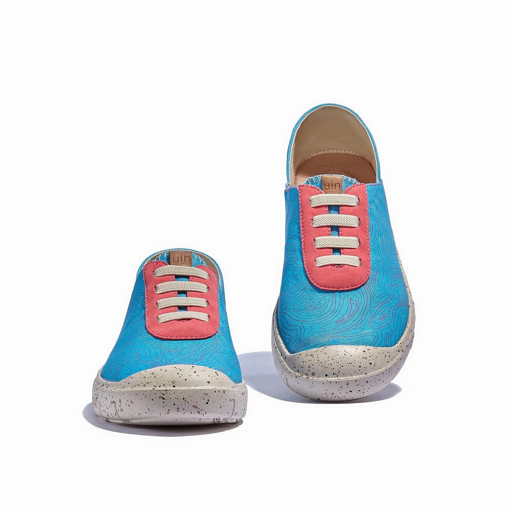 Sky Pink Blue Cadiz VII Women Sidewalk Sports Skate Shoes