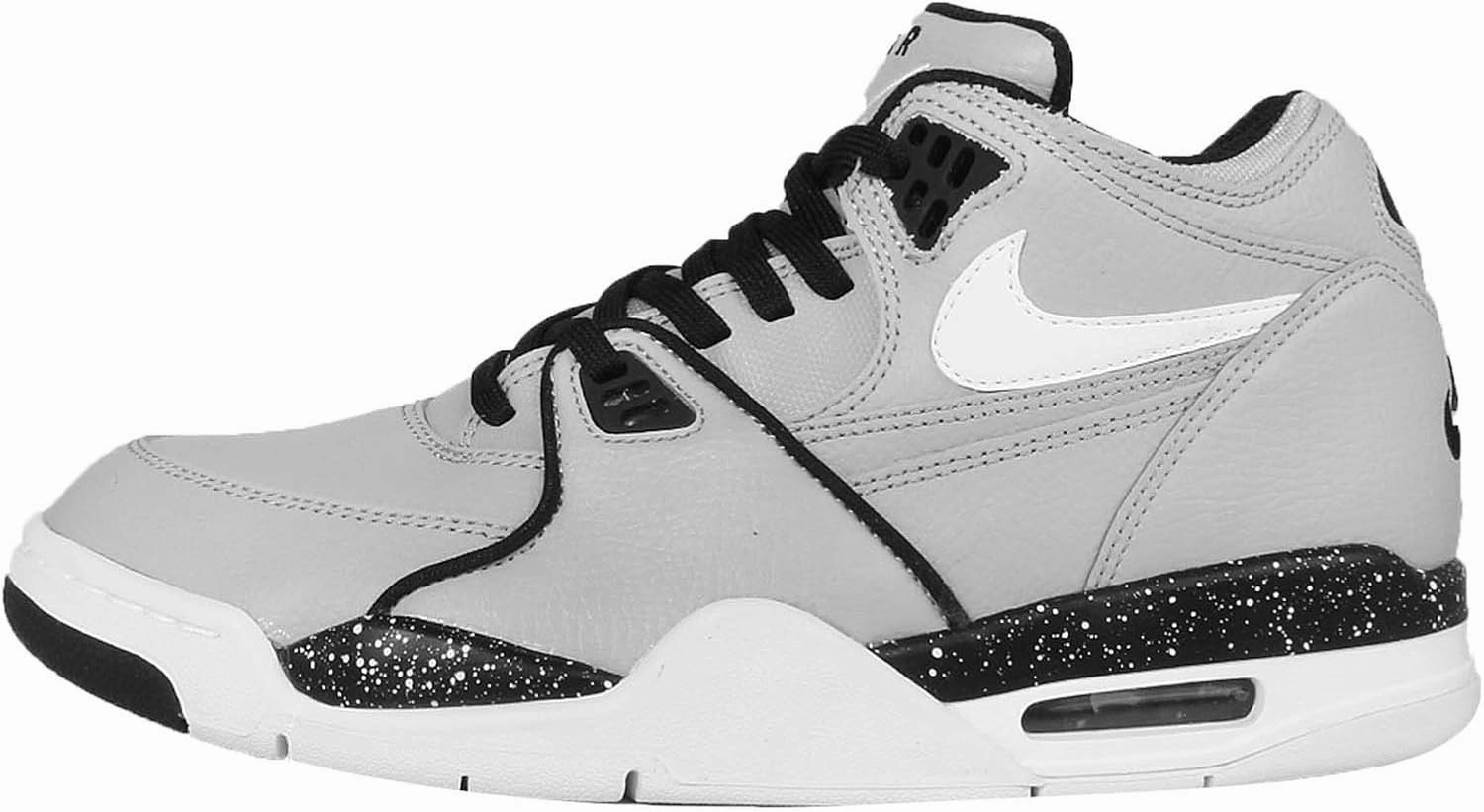 Nike Huarache Turf Shoe Nike Men's Air Flight 89, WOLF GREY/WHITE-BLACK, 10 M US