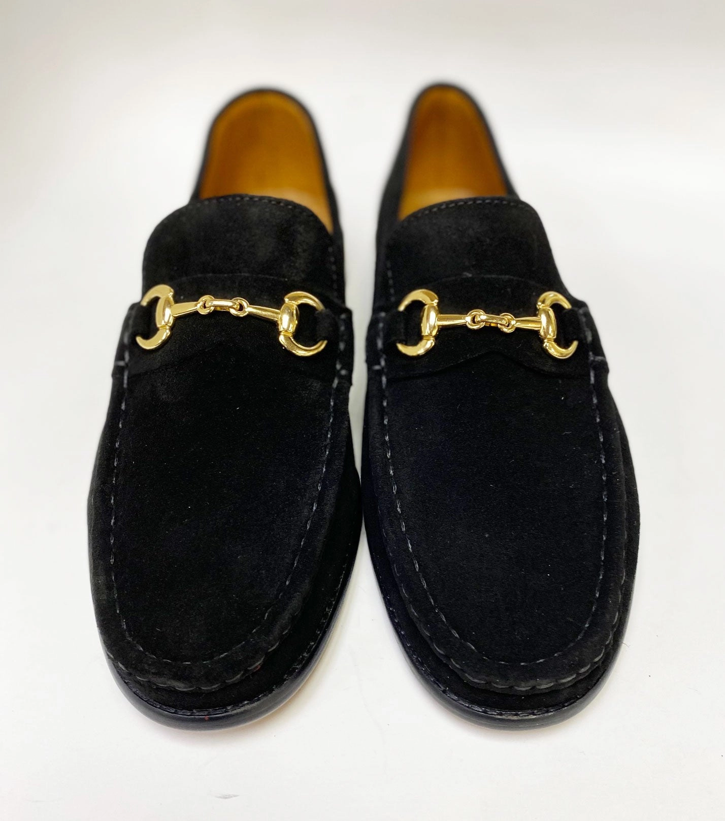 Canvas Slip On Shoes Pelle Suede Loafer Black