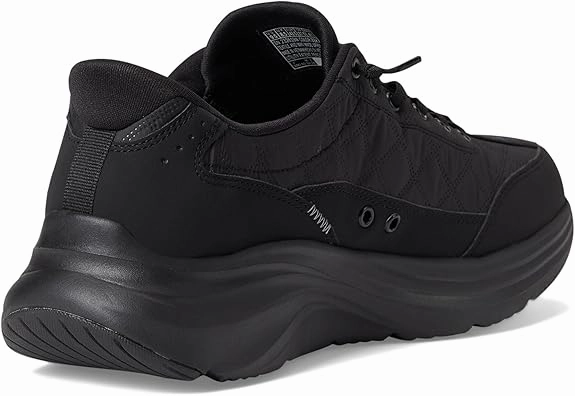 Skechers Men's Contour Foam Cozy Fit Hands Free Slip-in Sneaker Lace Up Road Shoes