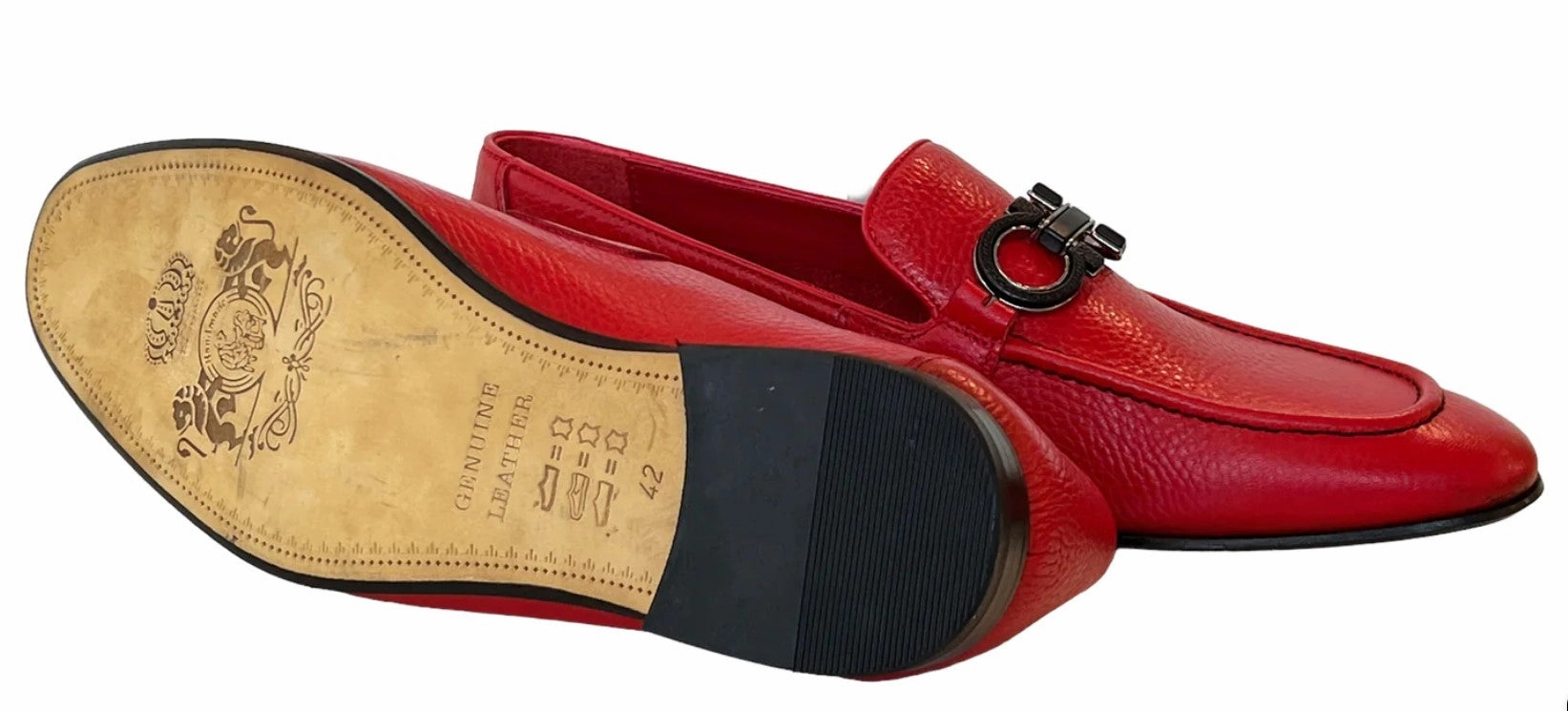 Style: 6472H-Red Platform Slip Ons