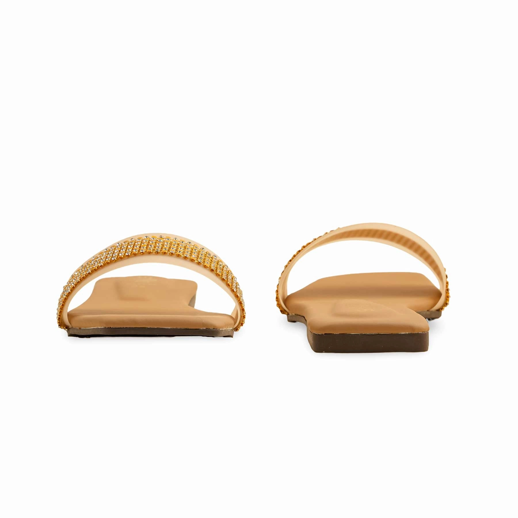 Best Slip On Shoes For Flat Feet Beige Casual Slipper CL2056