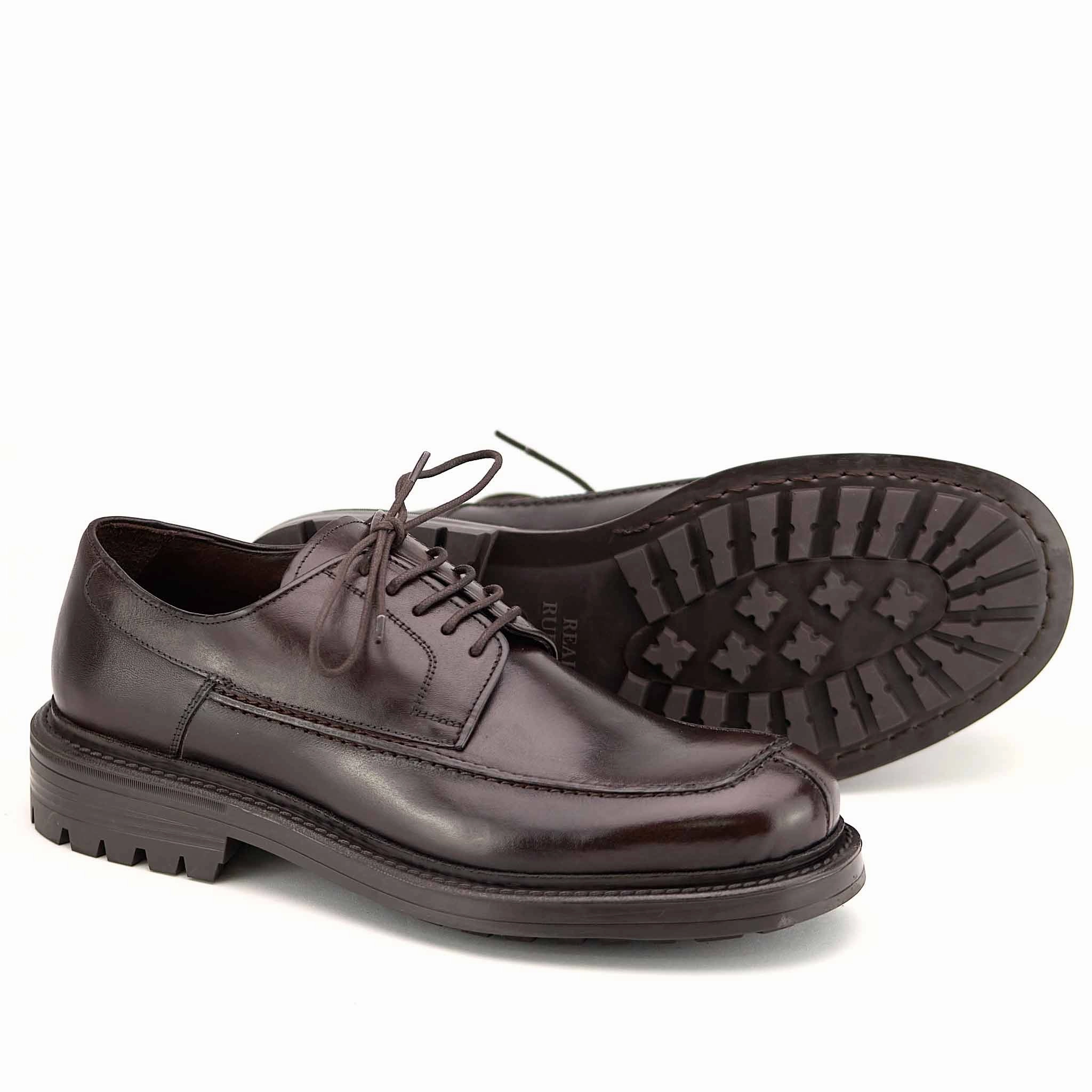 DENIS BROWN - Derby Stringata Uomo - HUNDRED100 Leather Lace Up Cycling Shoes