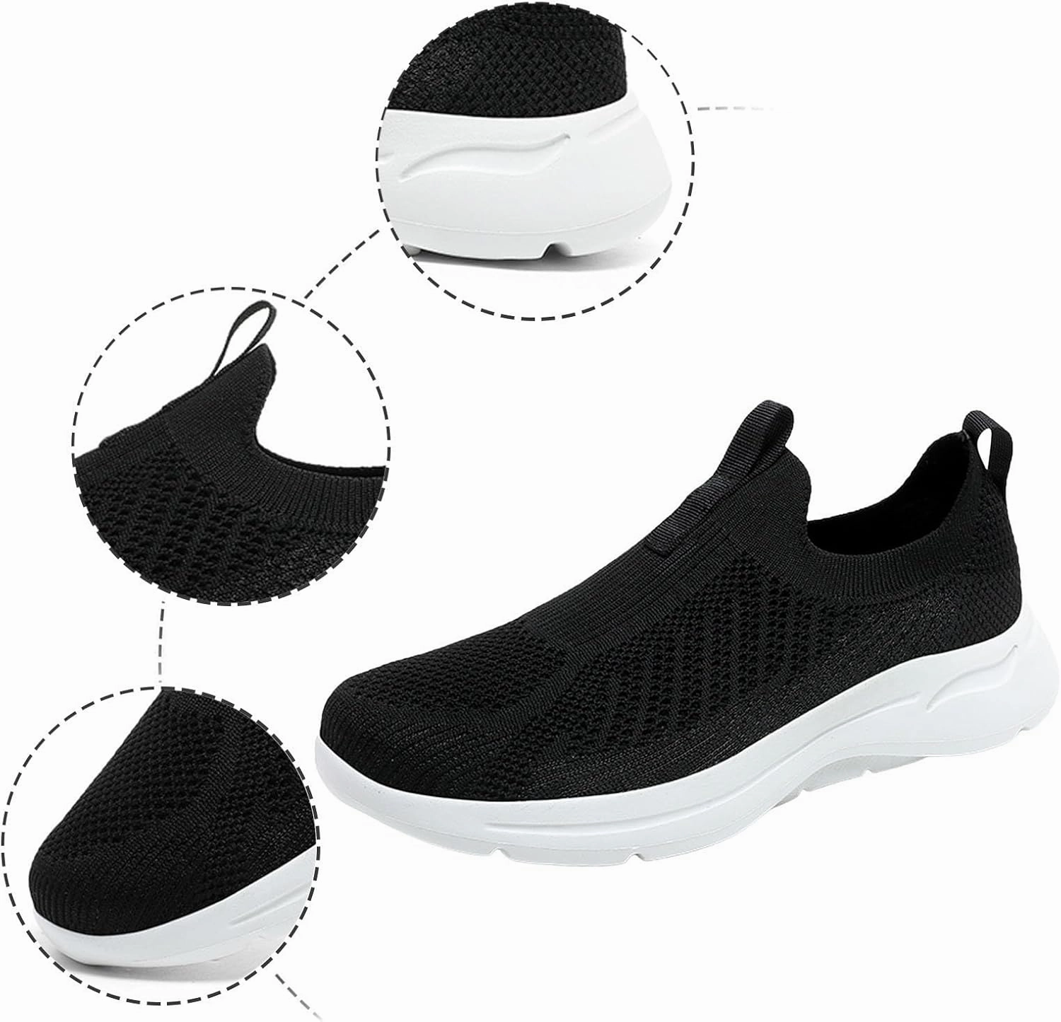 Mens Slip on Shoes Mens Tennis Shoes Tennis Shoe for Men Walking Shoe for Men Lightweight Comfortable Sneaker Sneakers For Suits