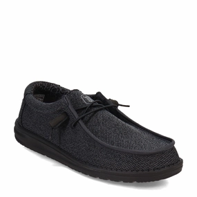 Suede Slip On Shoes Men's Hey Dude, Wally Sox Slip-On - Wide Width