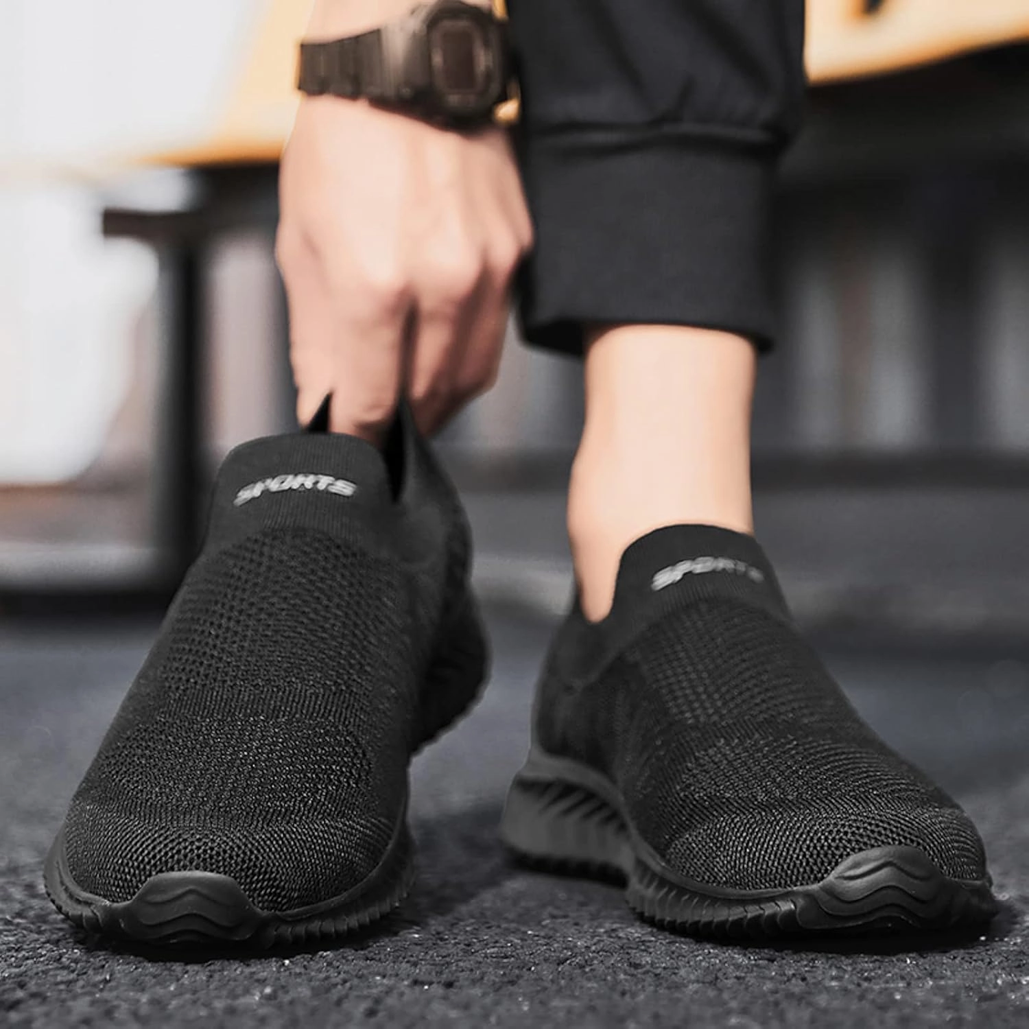 Sneakers Too Big Inserts Mens Walking Shoes Mens Slip on Shoes Tennis Shoe for Men Shoe for Men Comfortable Breathable Sneaker