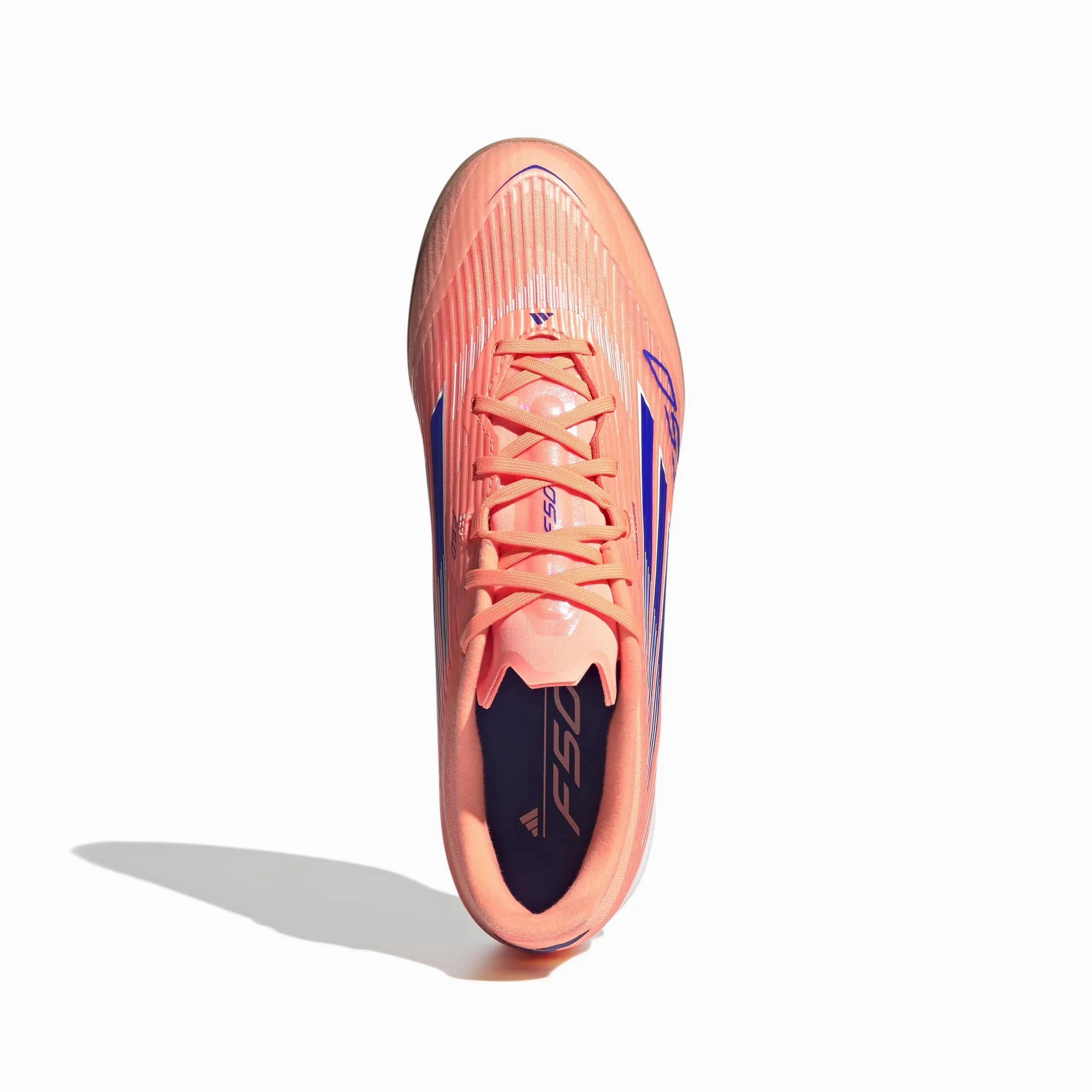 Soccer Cleats Hurt Bottom Of Feet adidas F50 League Indoor Soccer Shoes - Coral Blaze Pack (FA25)