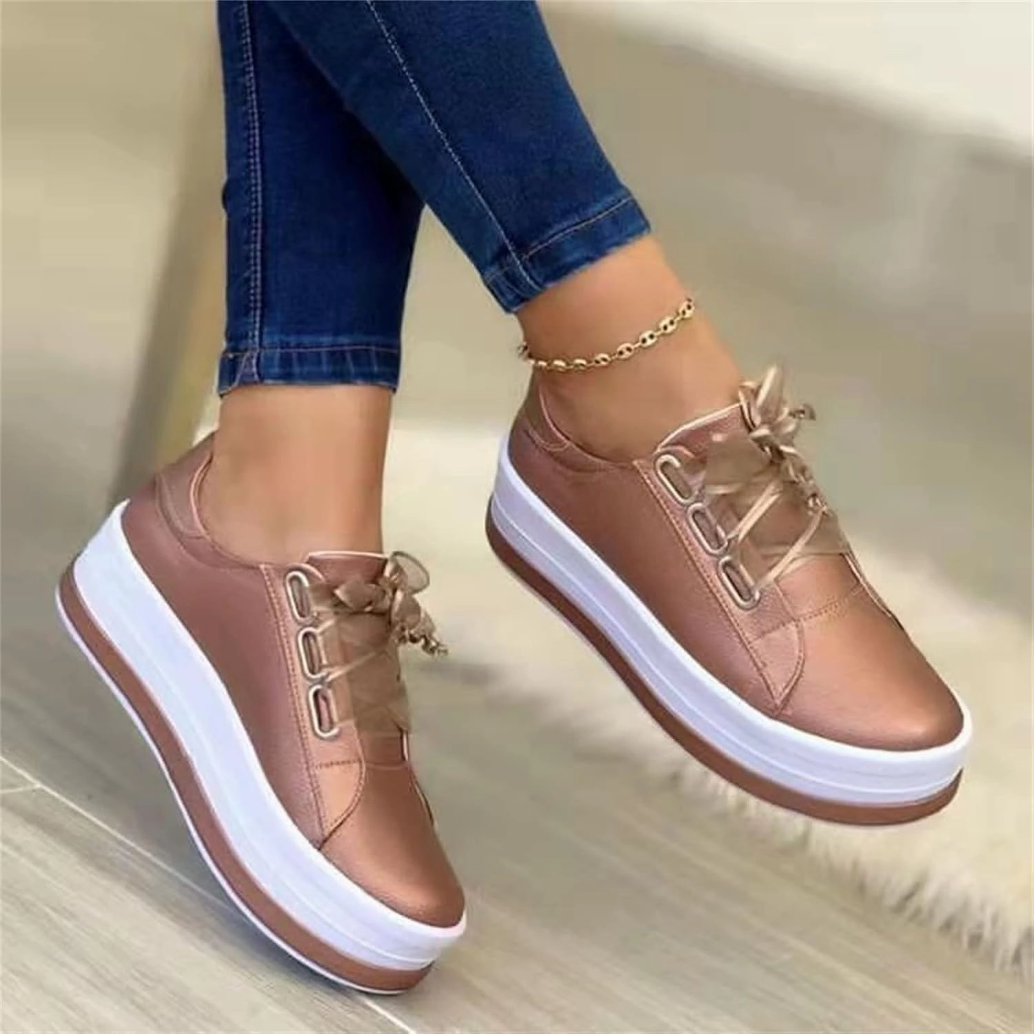 Heels Sneakers Shoes Lausiuoe Sneakers For Women Walking Shoes Comfortable Canvas Sneakers Low Top Fashion Casual Soft Non-Slip Flat Loafers