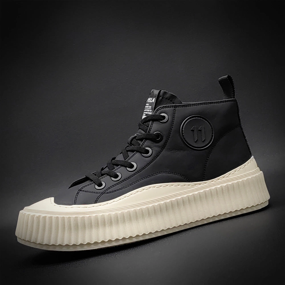 Five Ten Guide Tennie Hiking Shoes Men Fashion Leather Thick Sole Sneakers