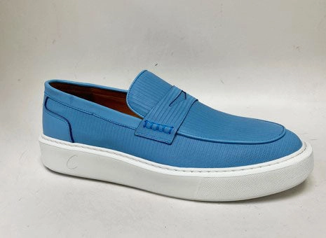 Slip On White Sneaker Style: 811200-Blue
