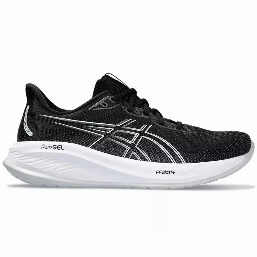 Men's Asics Gel-Cumulus 26, Black/Concrete, 7 D Medium Best Asics Walking Shoes For Wide Feet