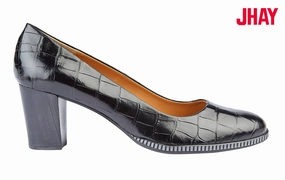 Platform High Heel Stiletto Shoes Hay Cypress Black