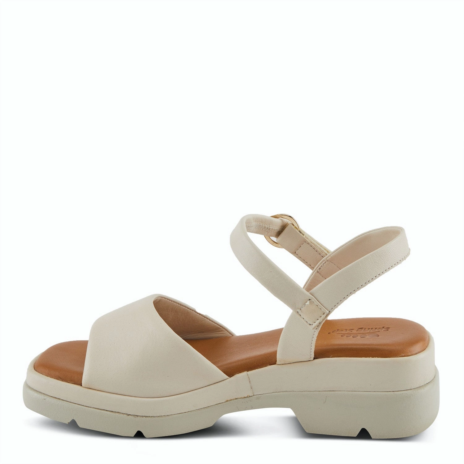 Pop Sandals Spring Step Women's Huntington Memory Foam Sandals - Ivory