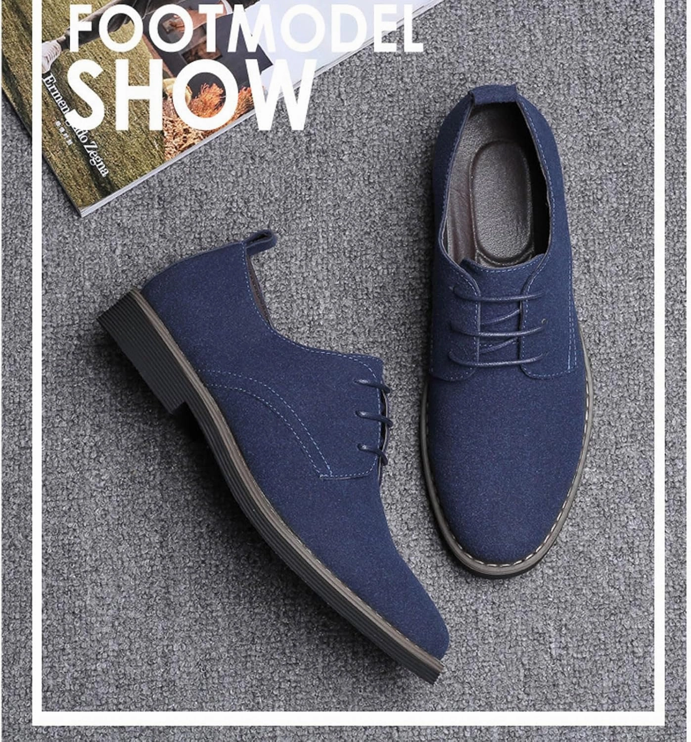 Men's Slip-On Loafer Shoes Fashion Office Dress Shoe Lace up Soft Lightweight Workout Hiking Footwear Orthopedic Flats Sneakers That Go With Dresses