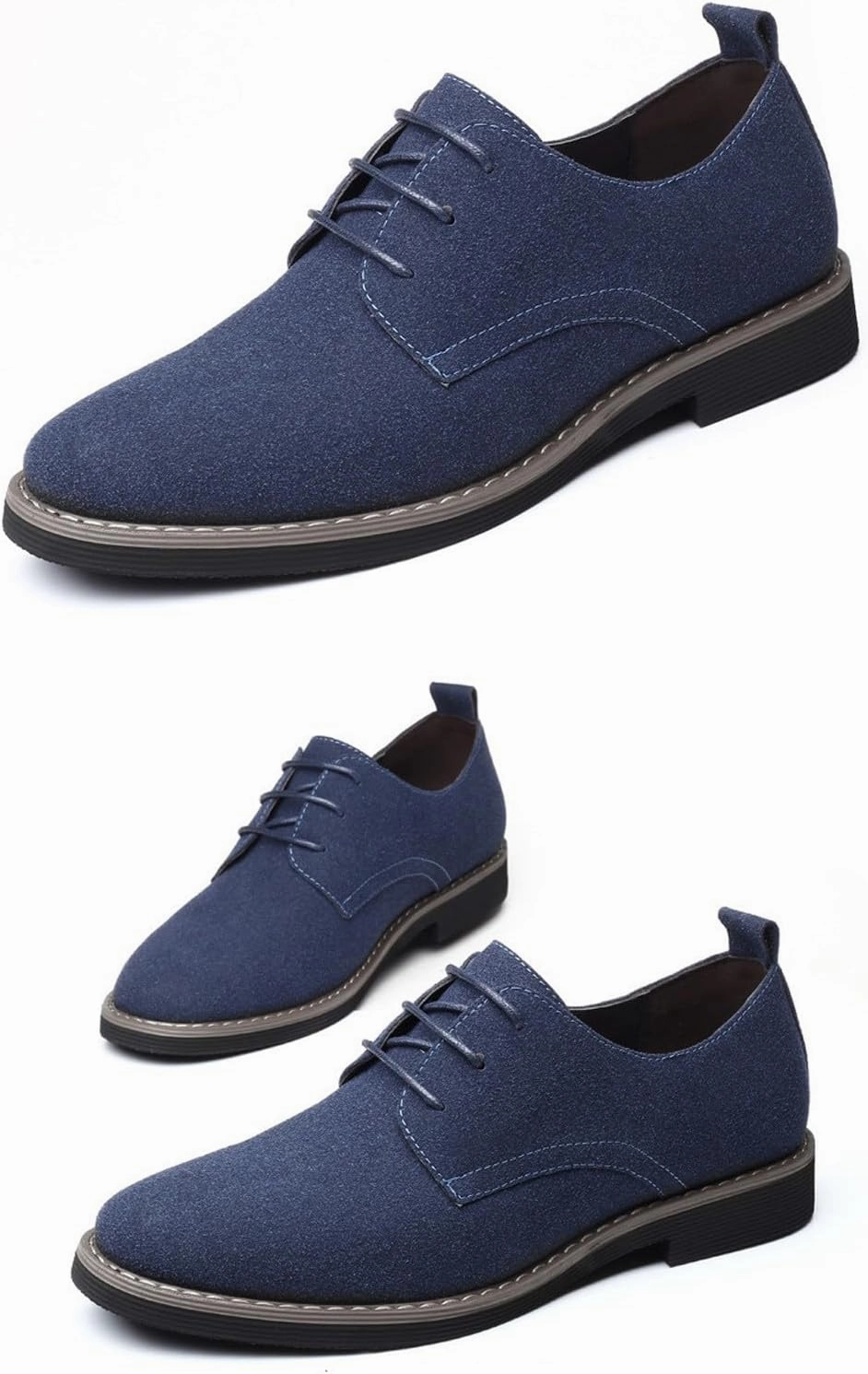 Men's Slip-On Loafer Shoes Fashion Office Dress Shoe Lace up Soft Lightweight Workout Hiking Footwear Orthopedic Flats Best Sneakers For Plantar Fascitis