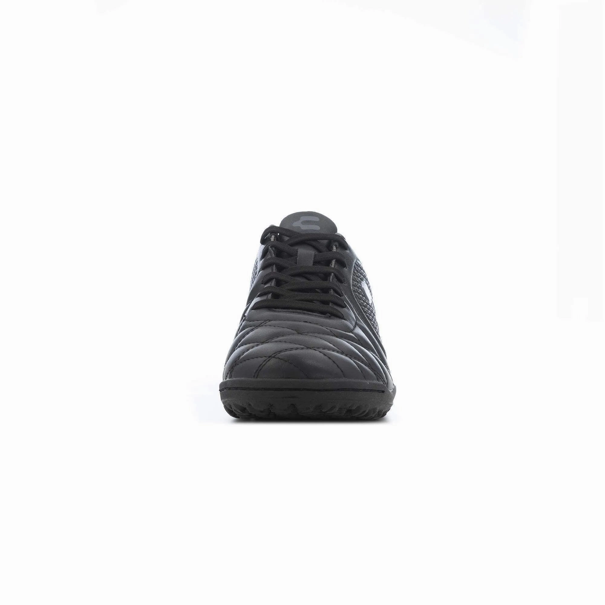 Charly Legendario LT Turf - Black Wide Leather Soccer Cleats