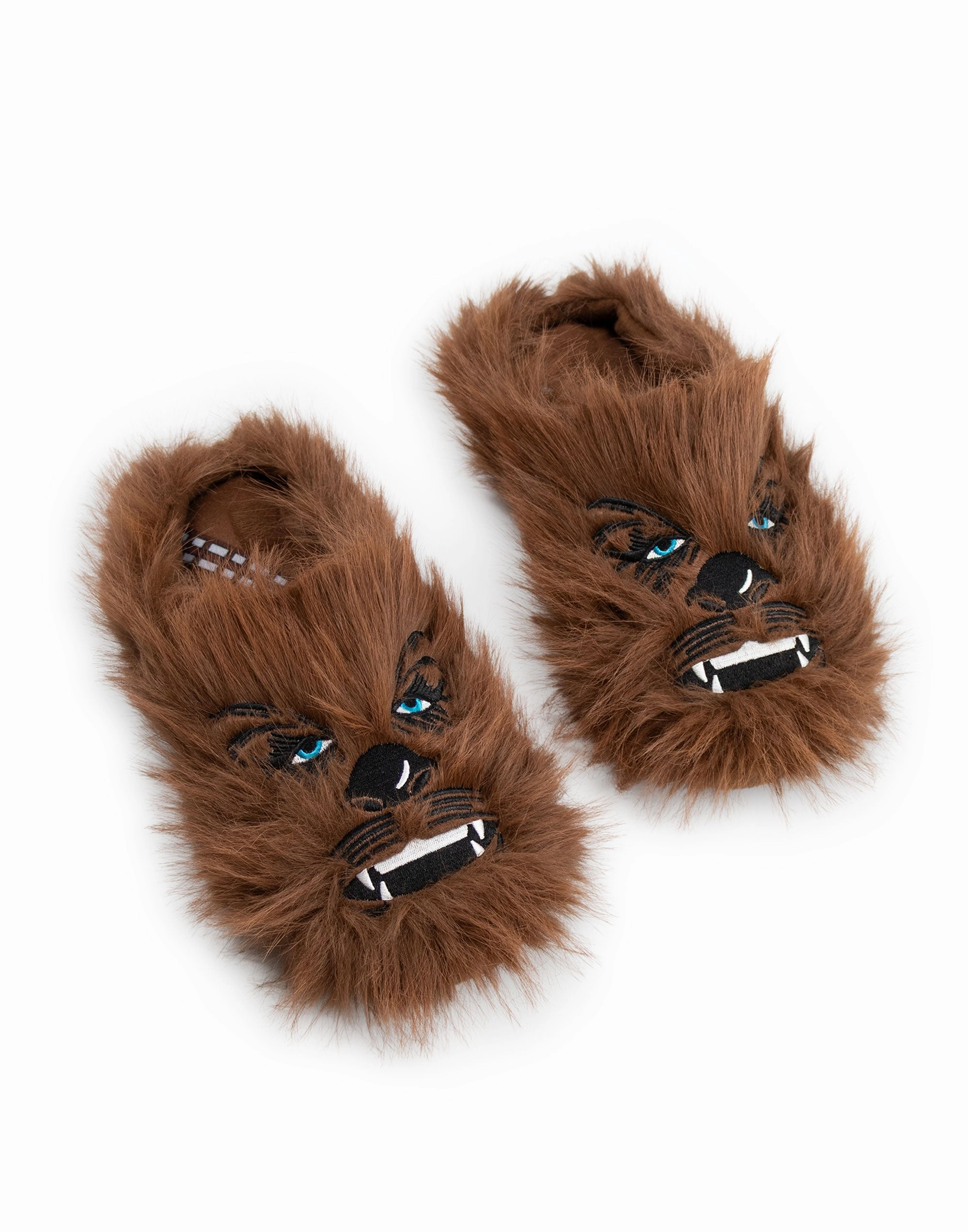 Jail Slippers Star Wars Chewbacca Mens Brown Mule Slippers