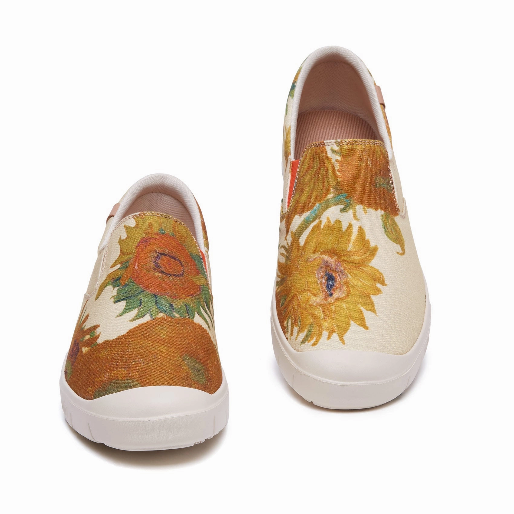 Canvas Skate Shoe Van Gogh Sunflowers Cadiz Women