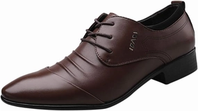 Mining Boots Semi Formal Shoes Men Without Laces Shoes Suit Shoe Casual Shoes Male Mens Mesh Sneakers Oxfords Lightweight Shoes (Brown, 47)