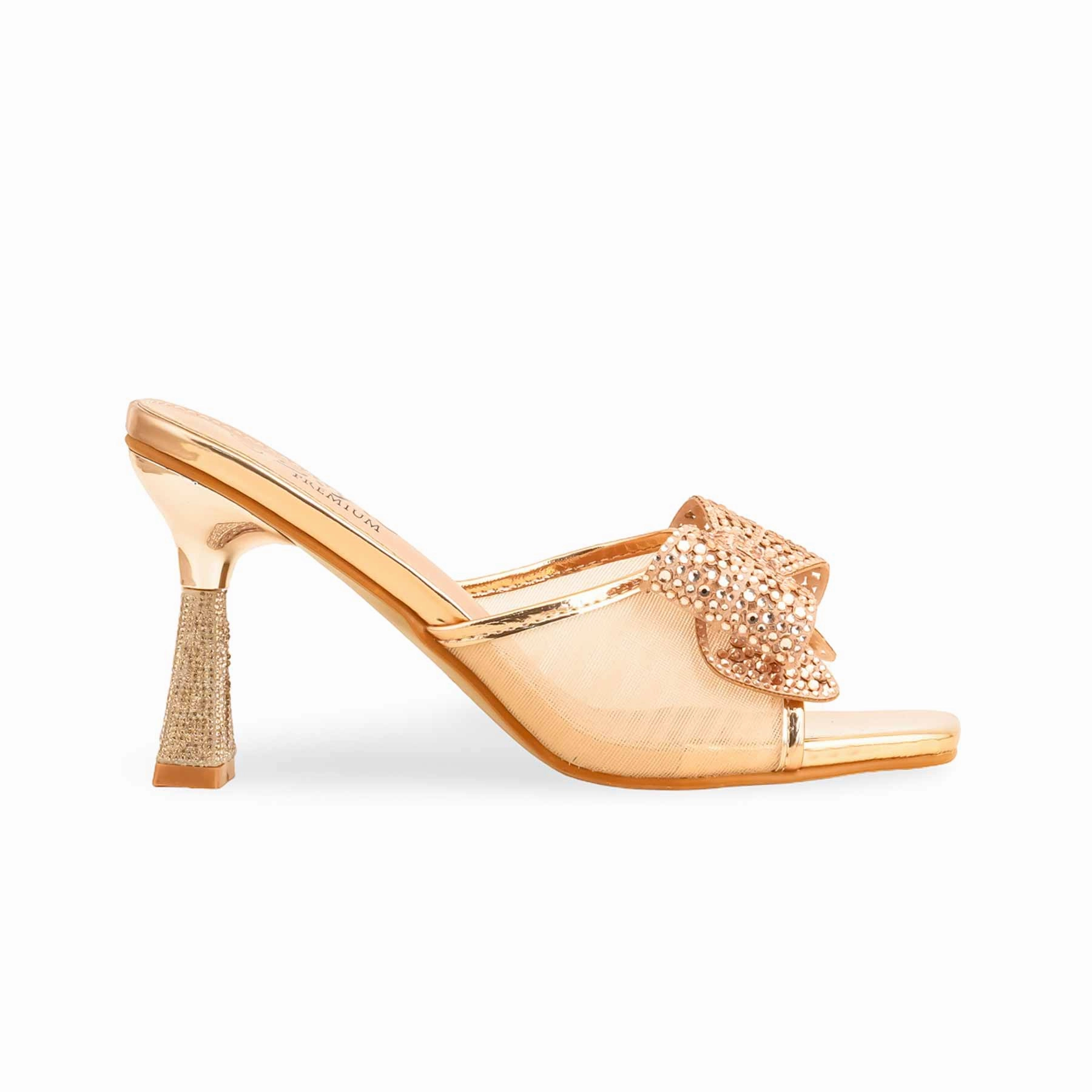Peach Fancy Bridal Sandal FN6106